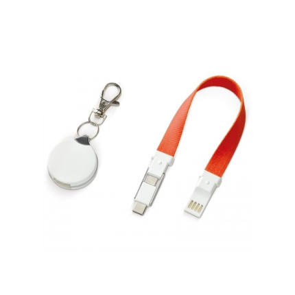 Sleutelhanger oplaadkabel 3-in-1 - Topgiving