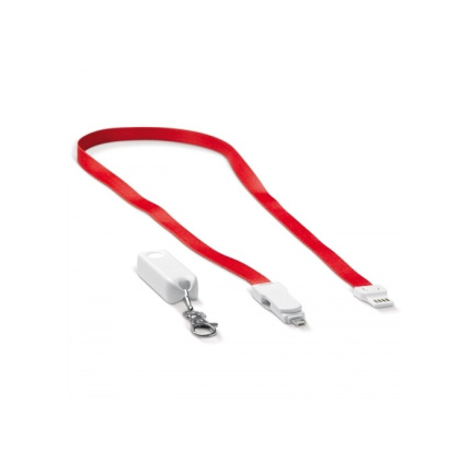 Keycord en oplaadkabel 3-in-1 - Topgiving