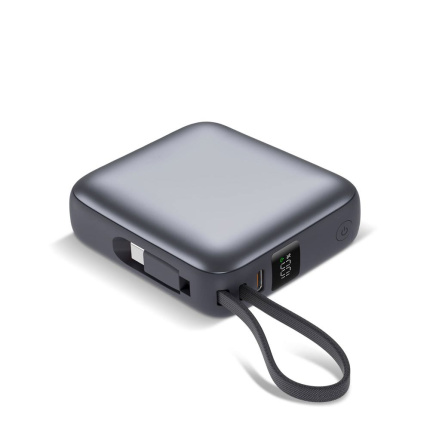 Nova Powerbank 22.5W Power Delivery met ingebouwde kabels 10000 mAh - Topgiving