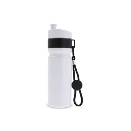 Sportbidon met rand en koord 750ml - Topgiving