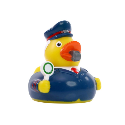 Squeaky duck train attendant - Topgiving