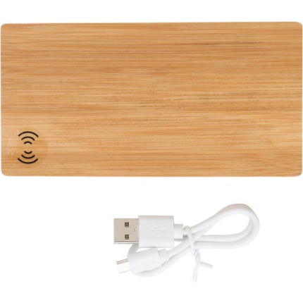 Bamboe powerbank Walter - Topgiving