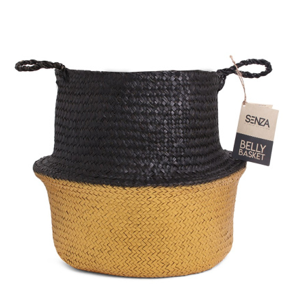 SENZA Belly Basket Black/Gold - Topgiving