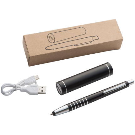 Powerbank en touchpen siena - Topgiving