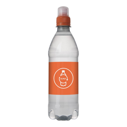 Bronwater recycled pet 500 ml met sportdop - Topgiving