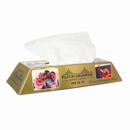 Tissue box goudstaaf - Topgiving