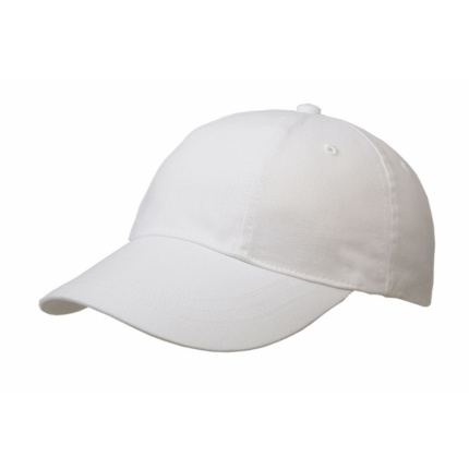 Brushed 6 panel cap, turned top - Topgiving