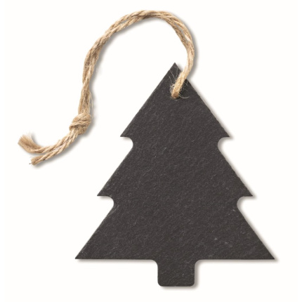 Kerstboom hanger van leisteen - Topgiving