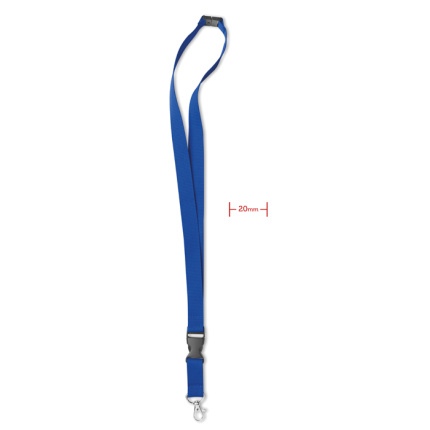 Lanyard, metalen haak. 20 mm - Topgiving