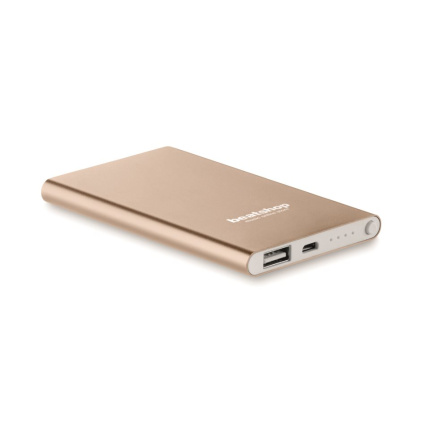 Alu powerbank 4000mah - Topgiving