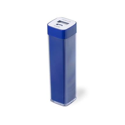 Kosten Gevoelig Uitputten Power bank (blauw) bedrukken | Topgiving.nl