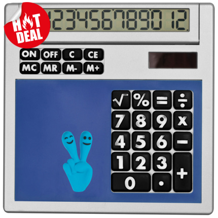 Calculator own design met inlegplaatje - Topgiving