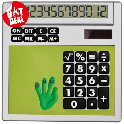 Calculator own design met inlegplaatje - Topgiving