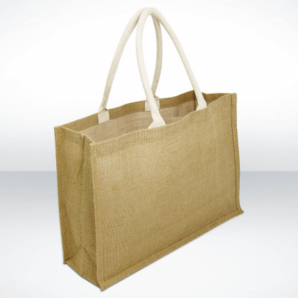 Grote jute shopper bag - Topgiving