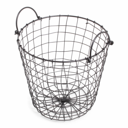 Iron basket with iron handles - Topgiving