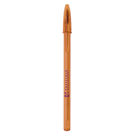 Bic® style clear balpen - Topgiving