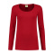 L&S T-shirt Crewneck cot/elast LS for her - Topgiving