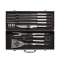 12-delige barbecue set in aluminium koffer - Topgiving