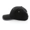 Impact AWARE™ 6 panel 280gr recycled katoen cap met bies - Topgiving