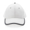 Impact AWARE™ 6 panel 280gr recycled katoen cap met bies - Topgiving