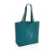 Impact Aware™ recycled canvas shopper met vakje 240gsm - Topgiving