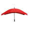 Falcone - Duo paraplu - Handopening - Windproof -  148 cm - Rood - Topgiving