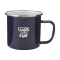 Retro Silver Emaille Mug mok - Topgiving