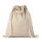 Tas met trekkoord van gerecycled katoen (70%) en polyester (30% rPET) (140 g/m&sup2;), hengsels van 30 cm en katoenen koorden om te sluiten - Topgiving