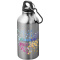 Oregon 400 ml aluminium waterfles met karabijnhaak - Topgiving