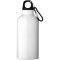 Oregon 400 ml waterfles van RCS-gecertificeerd gerecycled aluminium met karabijnhaak - Topgiving