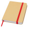 Reed A6 gerecycled notitieboek met harde kaft en effen pagina's - Topgiving