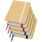 Reed A6 gerecycled notitieboek met harde kaft en effen pagina's - Topgiving