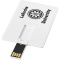 Slim creditcard-vormige USB 4GB - Topgiving