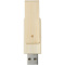 Rotate USB flashdrive van 4 GB van bamboe - Topgiving