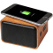 Houten 3W speaker met draadloos oplaadstation - Topgiving