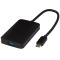 ADAPT aluminium Type-C multimedia-adapter (USB-A/Type-C/HDMI) - Topgiving