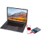 Alasia 5-in-1 100 cm intrekbare datasynchronisatie- en 45 W snellaadkabel van gerecycled plastic en aluminium - Topgiving