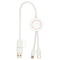 Citala 5-in-1 30 cm datasynchronisatie- en 27 W snellaadkabel van gerecycled plastic - Topgiving