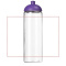 H2O Active® Vibe 850 ml sportfles met koepeldeksel - Topgiving