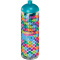 H2O Active® Vibe 850 ml drinkfles en infuser met koepeldeksel - Topgiving