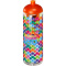 H2O Active® Vibe 850 ml drinkfles en infuser met koepeldeksel - Topgiving