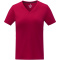 Somoto Dames T-shirt met V-hals en korte mouwen   - Topgiving