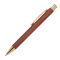 houten pen met gouden applicaties - Topgiving