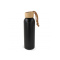 Waterfles recycled aluminium met bamboe dop 600ml - Topgiving