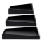 SENZA Asymmetric trays /3 black - Topgiving