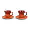 SENZA Espresso Set Terracotta Bruin /2 - Topgiving