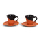 SENZA Espresso Set Terracotta Zwart /2 - Topgiving