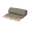 JENS Living Recycled Cotton Plaid Senn Zwart - Topgiving