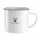 Retro emaille mug mok - Topgiving