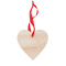 Houten hartvormige hanger - Topgiving